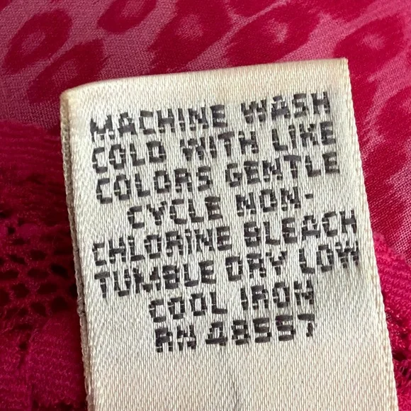 Women's Pink Lace & Leopard Print Chemise - Picture 6 of 8